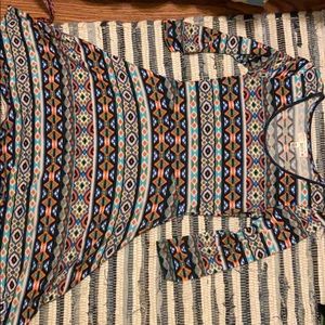 Aztec pattern dress, size medium